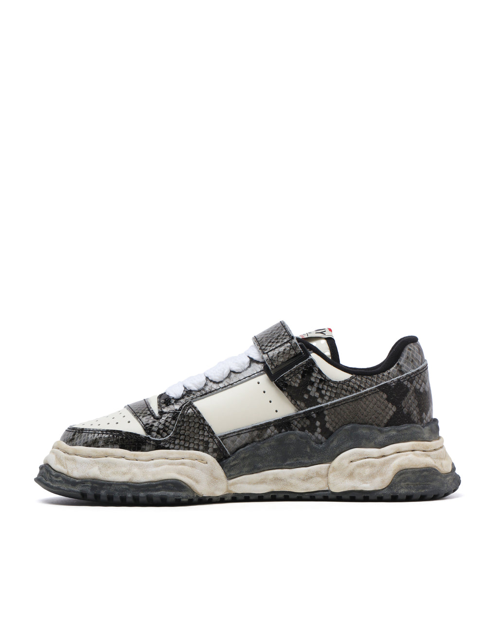 Keith OG sole python printed leather sneaker