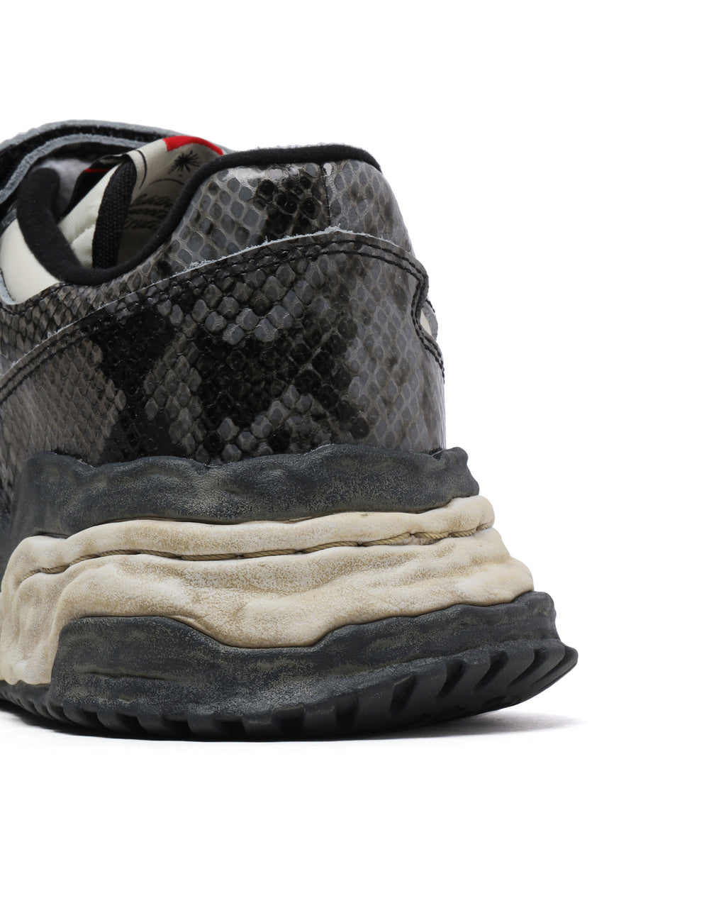 Keith OG sole python printed leather sneaker