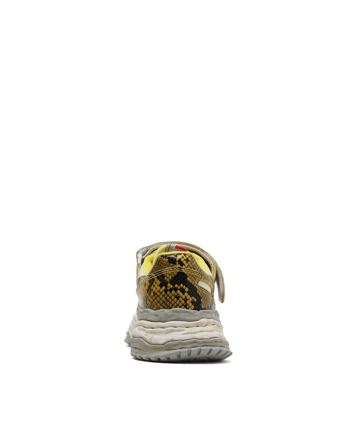 Keith original sole python printed leather low-top sneakers