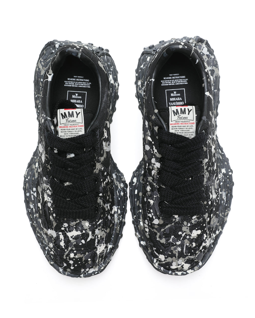 Larry OG sole sputtering paint sneakers