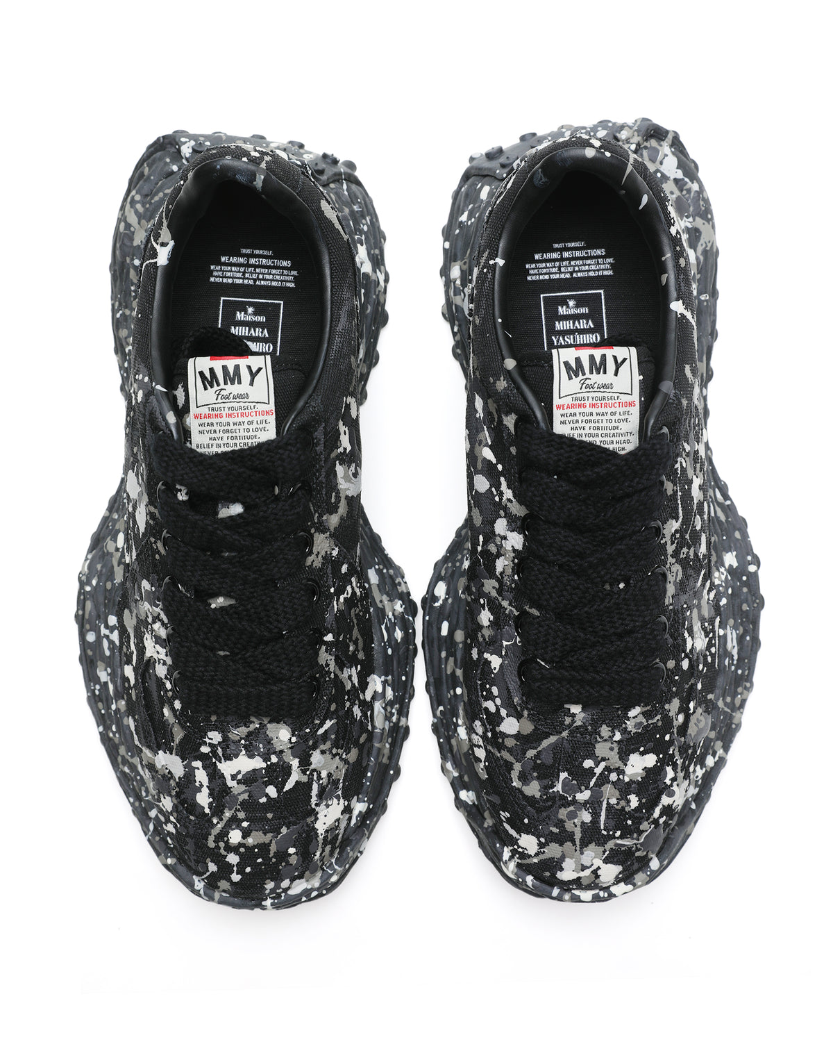 Larry OG sole sputtering paint sneakers