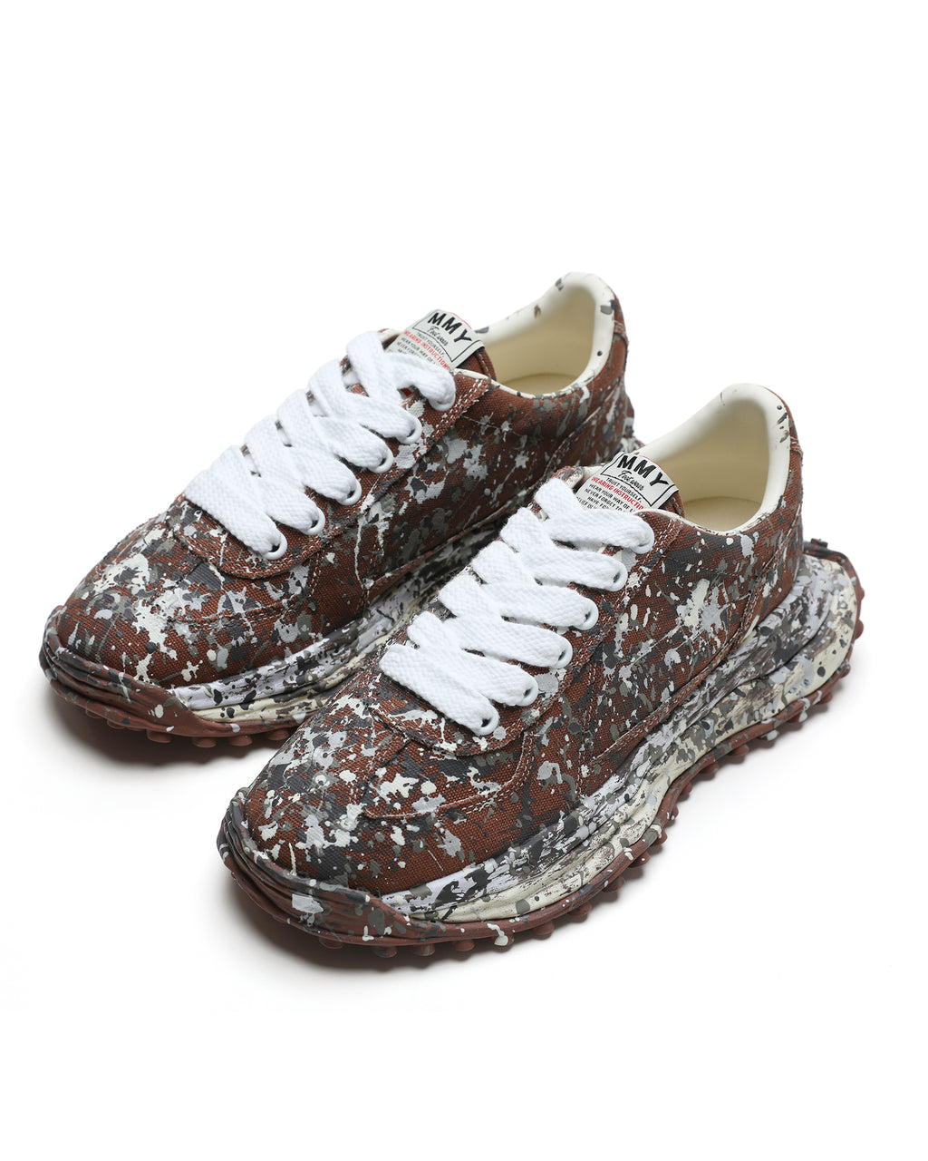 Larry OG sole sputtering paint sneakers