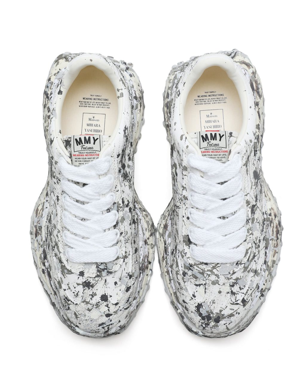 Larry OG sole sputtering paint sneakers