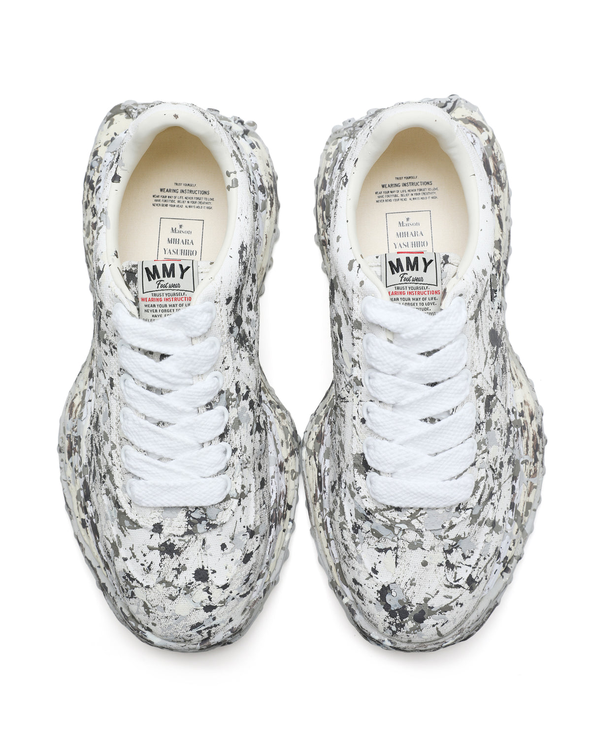 Larry OG sole sputtering paint sneakers