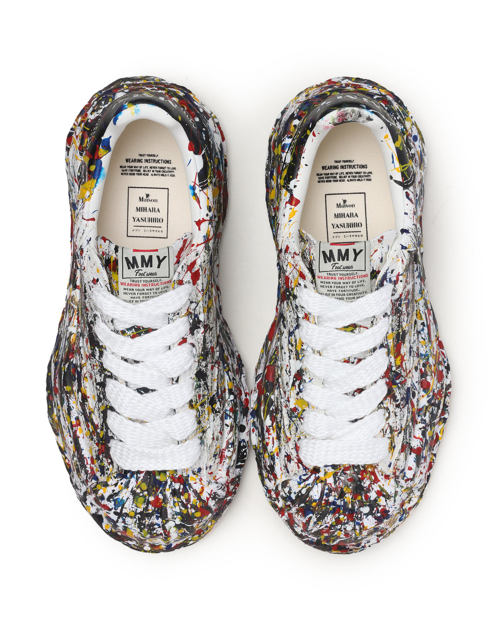 Blakey OG sole sputtering paint sneakers