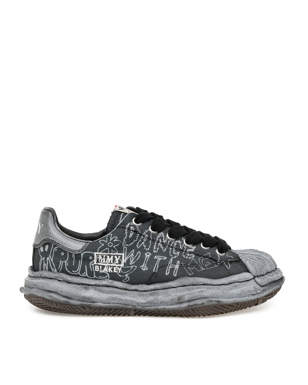 Blakey OG sole graffiti print sneakers
