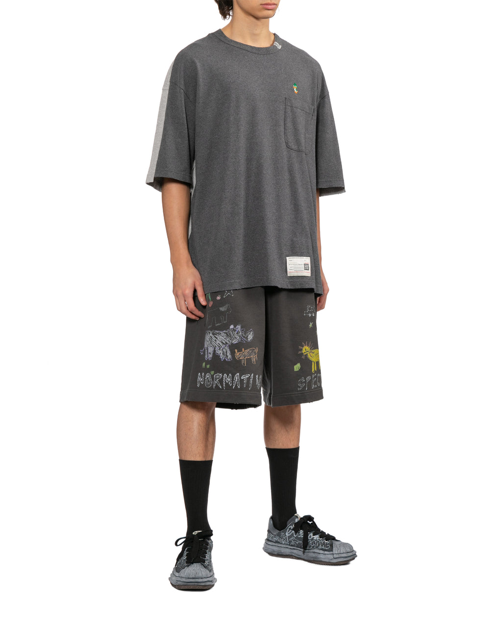 Blakey OG sole graffiti print sneakers