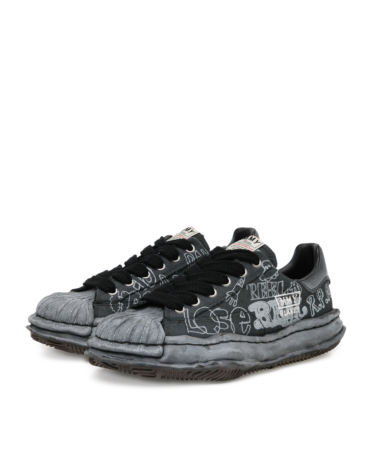 Blakey OG sole graffiti print sneakers