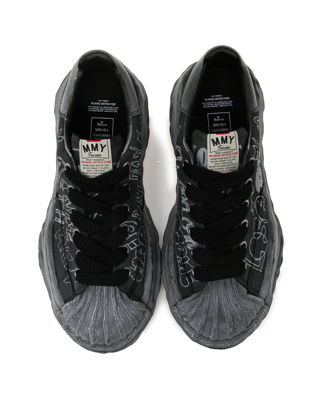Blakey OG sole graffiti print sneakers