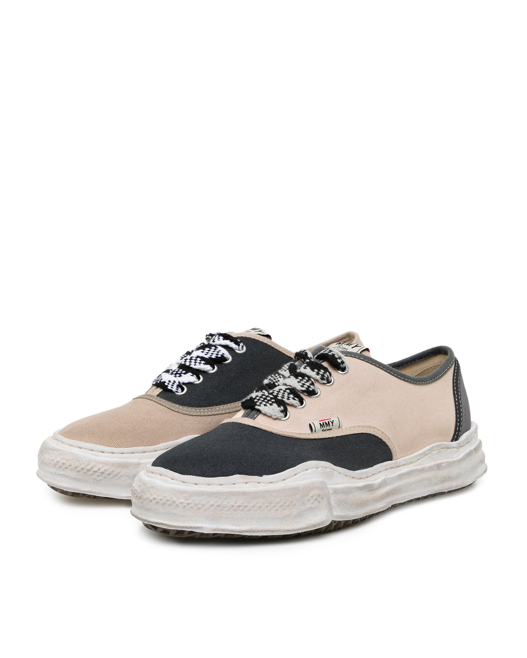 BAKER OG sole multi colour canvas low-top sneaker
