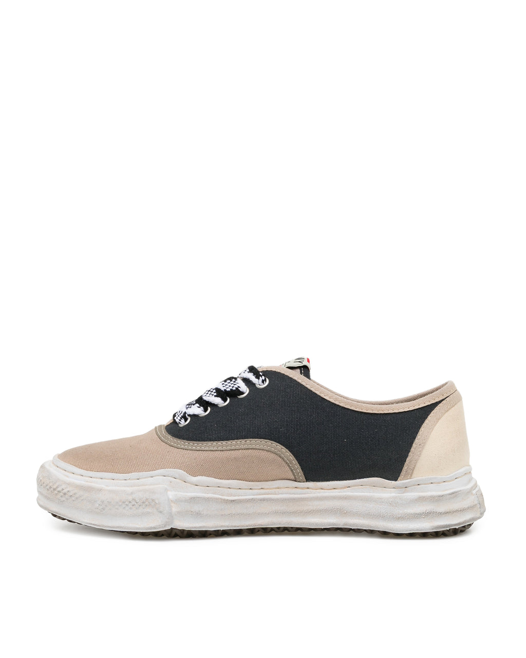 BAKER OG sole multi colour canvas low-top sneaker