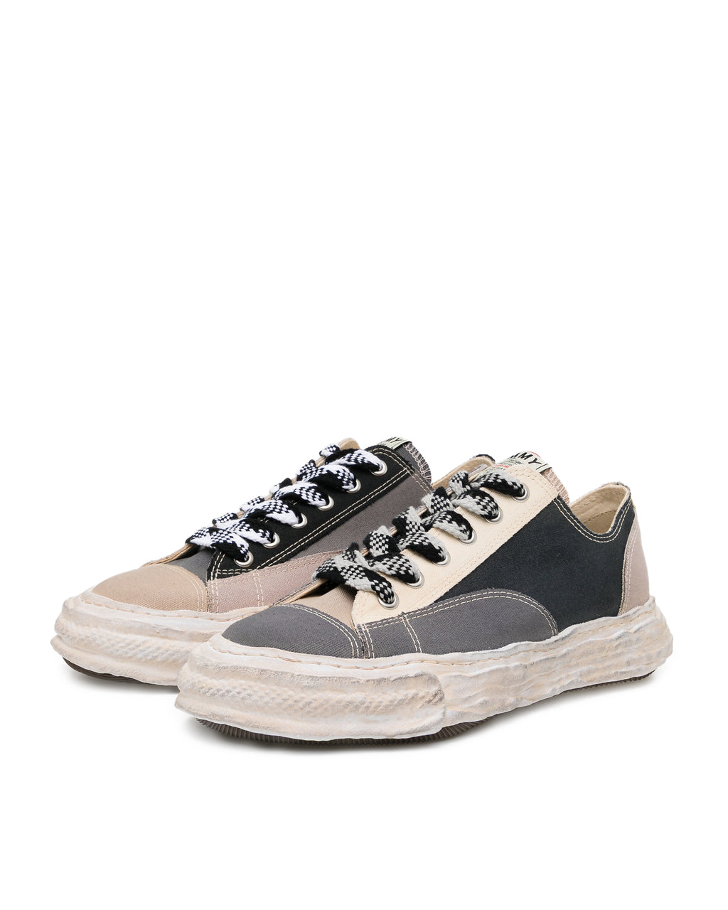 PETERSON23 OG sole multi colour canvas low-top sneaker