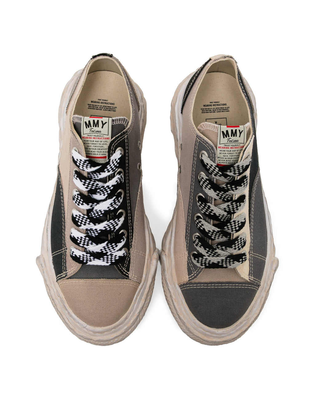 PETERSON23 OG sole multi colour canvas low-top sneaker