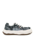 Oliver og sole graffiti printed canvas low-top sneakers