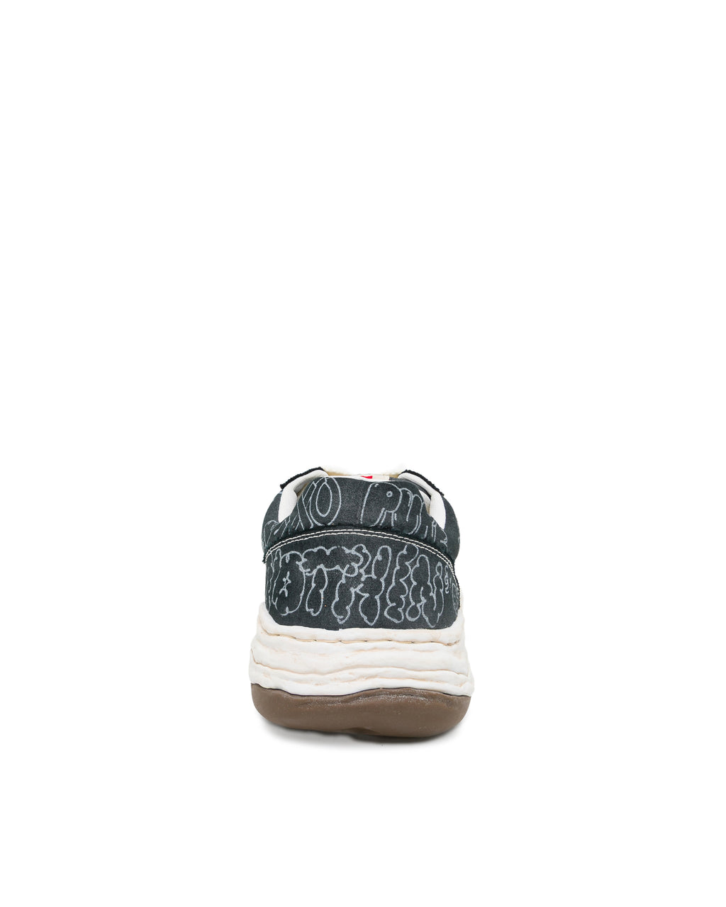 Oliver og sole graffiti printed canvas low-top sneakers