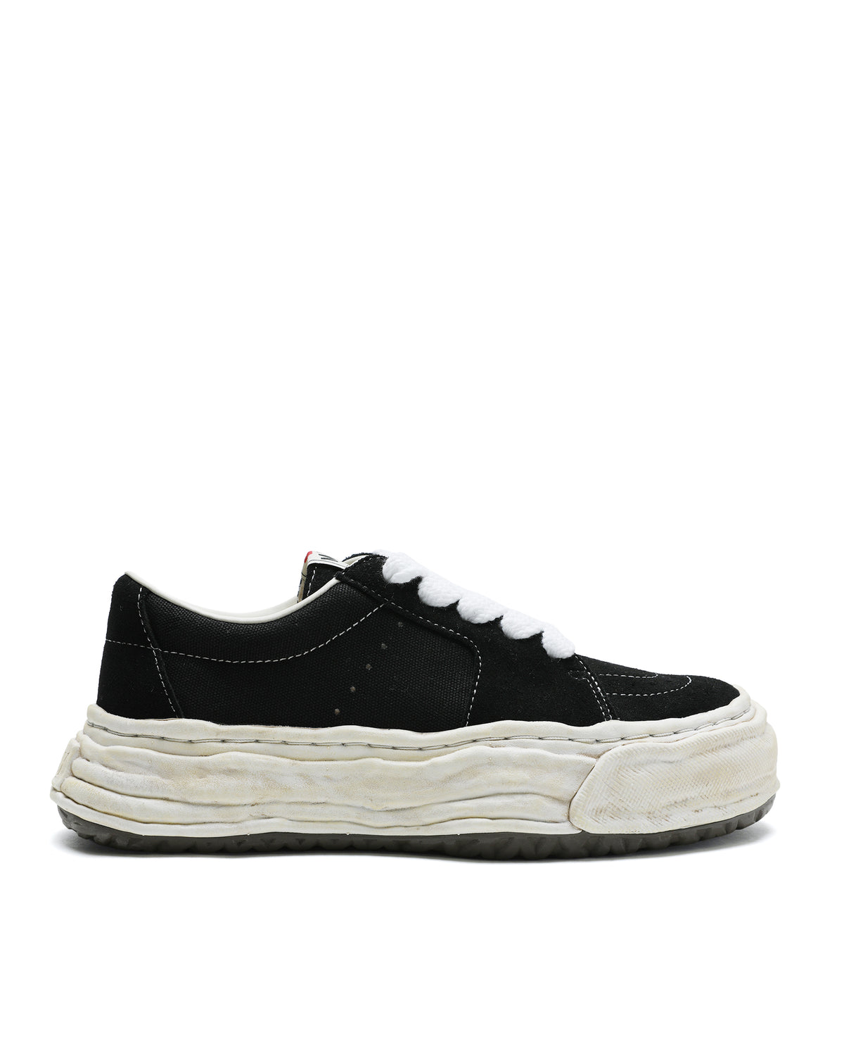 Eric OG sole overdyed mix material sneakers