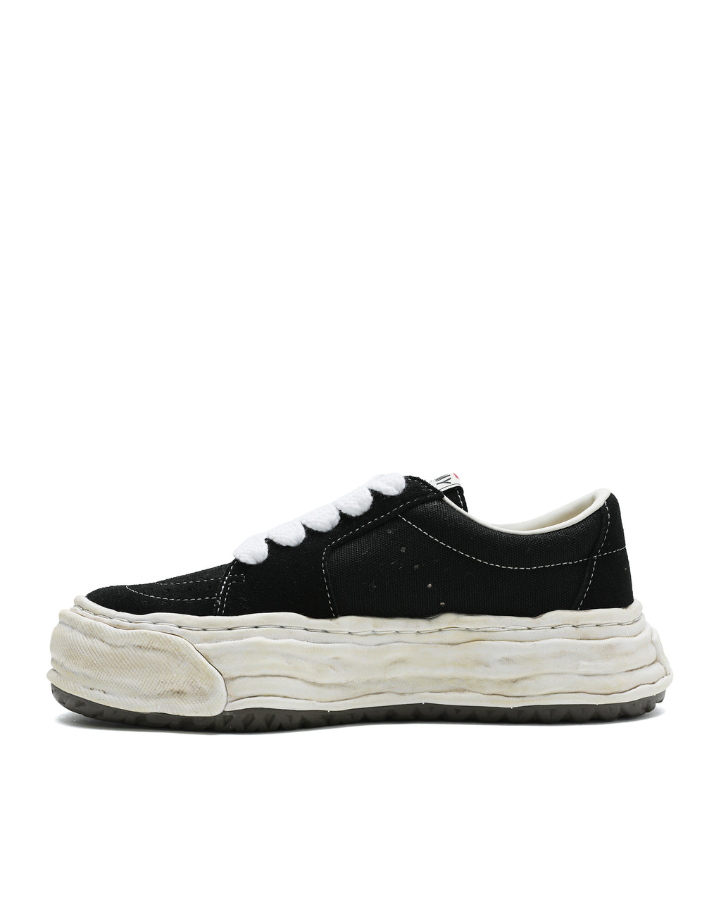 Eric OG sole overdyed mix material sneakers