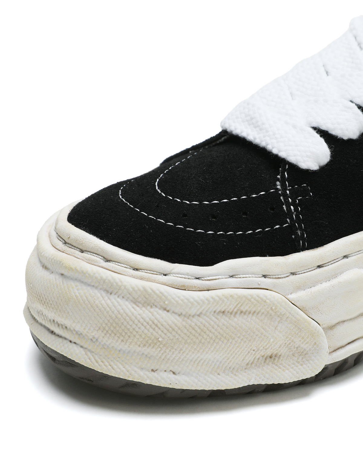 Eric OG sole overdyed mix material sneakers