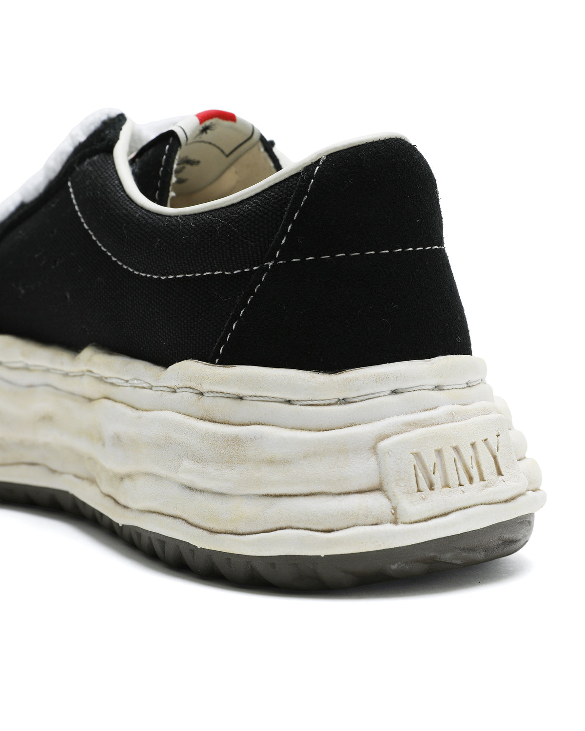 Eric OG sole overdyed mix material sneakers