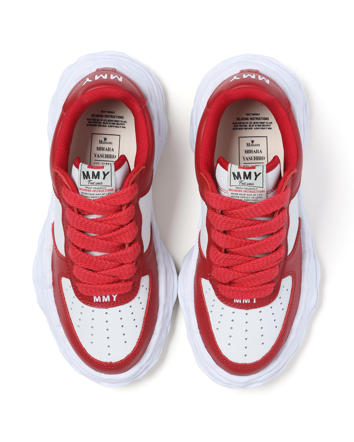 Original sole leather low top sneakers