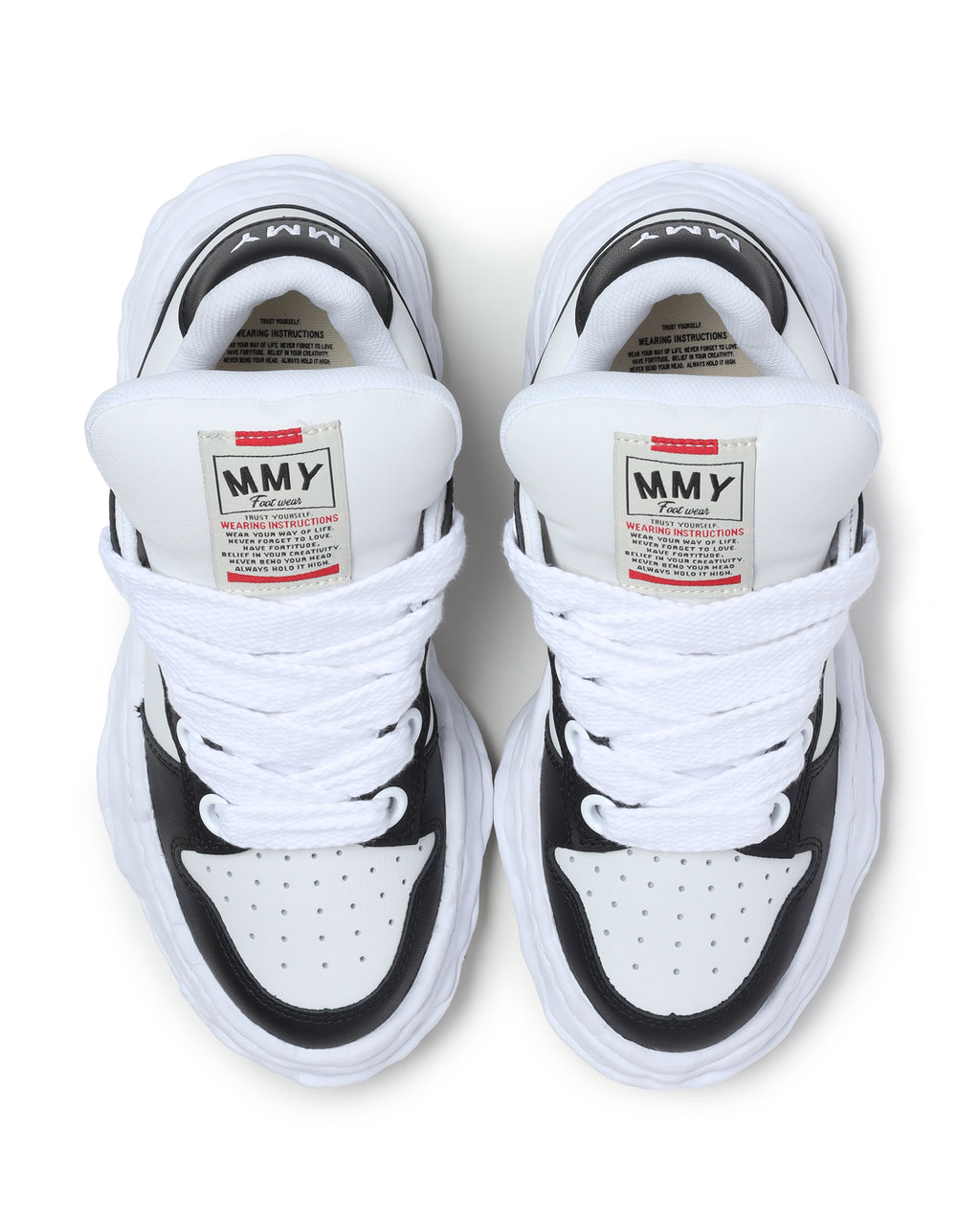 Wayne puffer leather low top sneakers