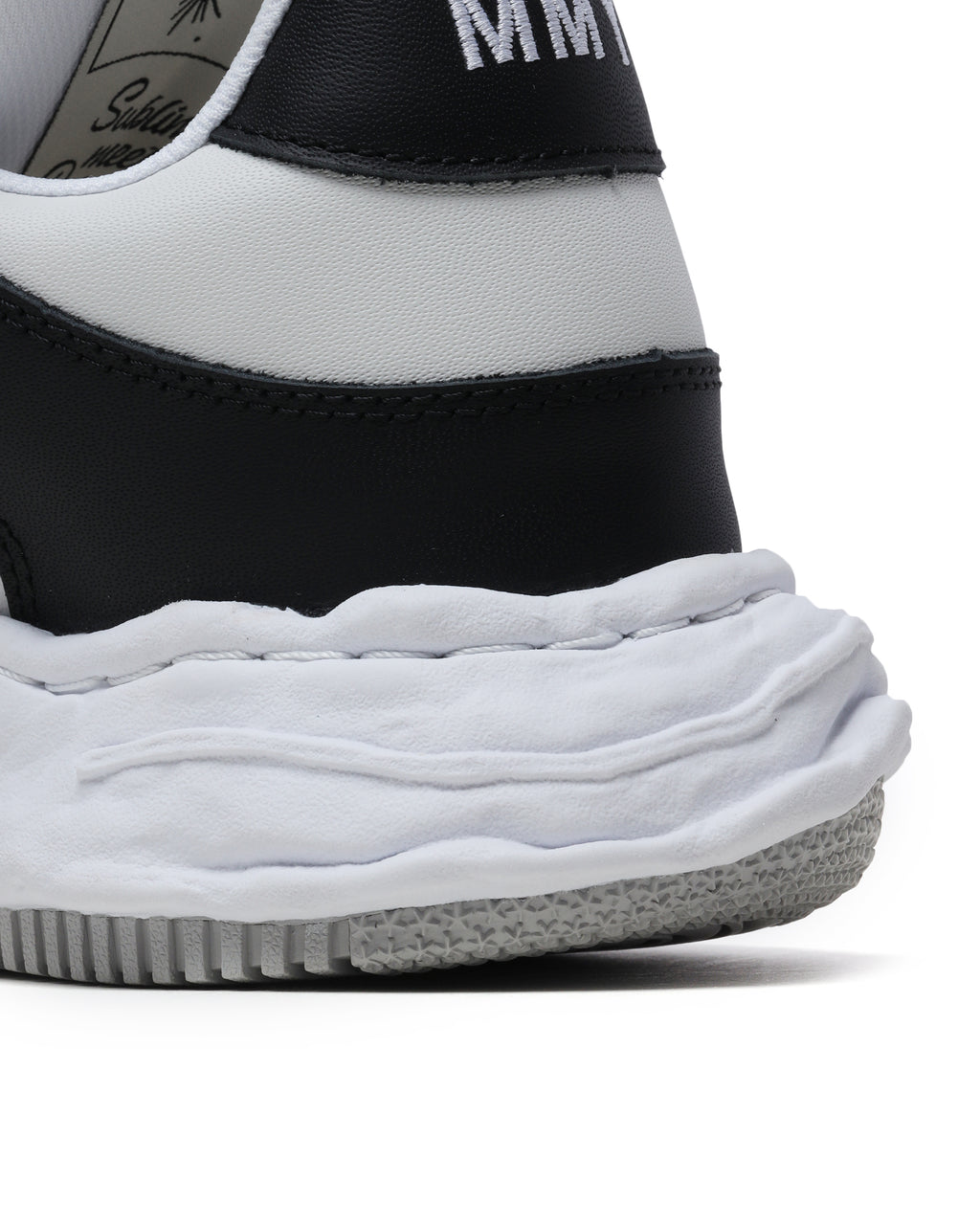 Wayne puffer leather low top sneakers