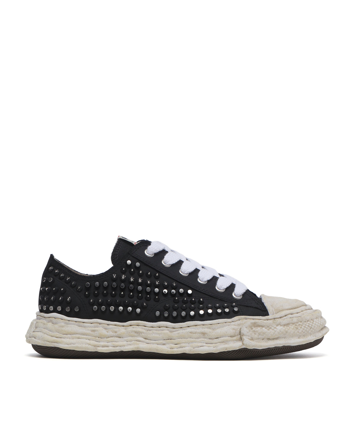 PETERSON23 OG Sole Studded Canvas Low-top Sneaker