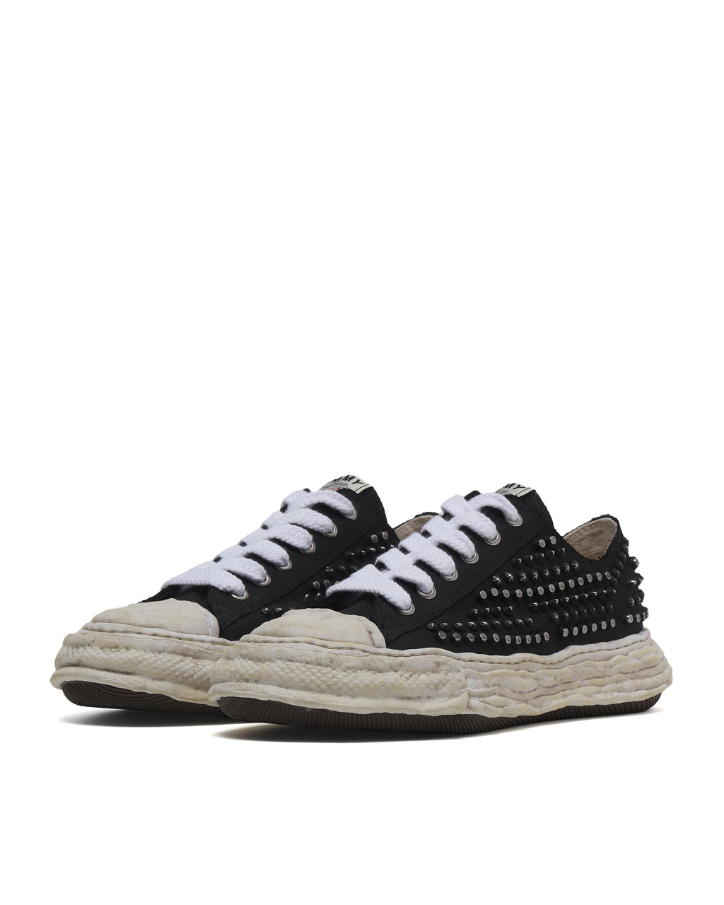 PETERSON23 OG Sole Studded Canvas Low-top Sneaker