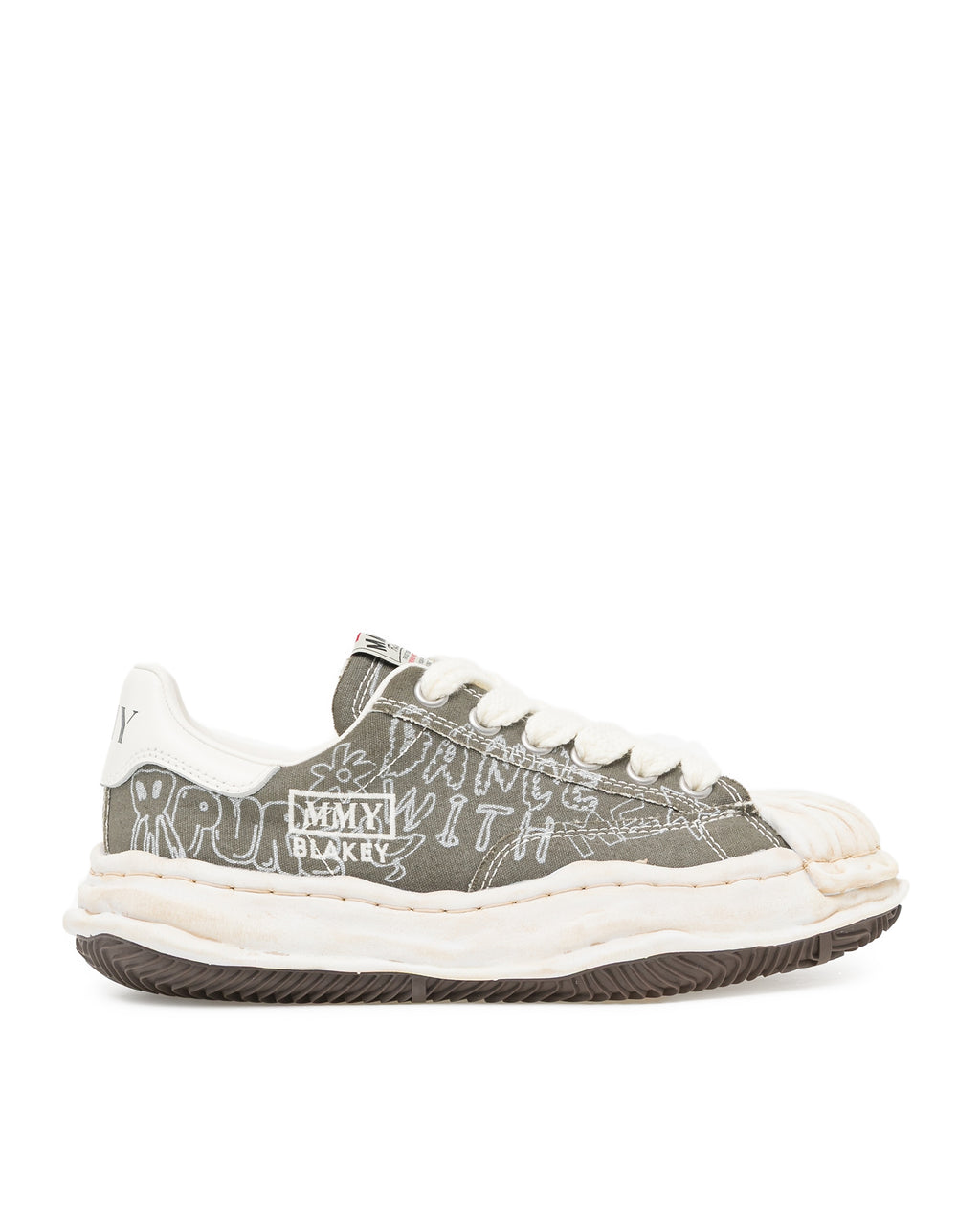Blakey OG sole graffiti print sneakers