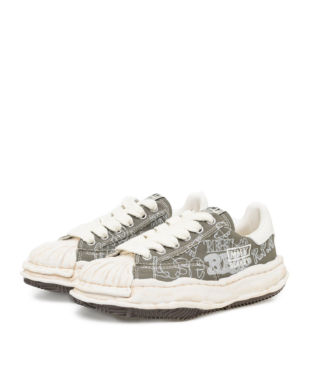 Blakey OG sole graffiti print sneakers