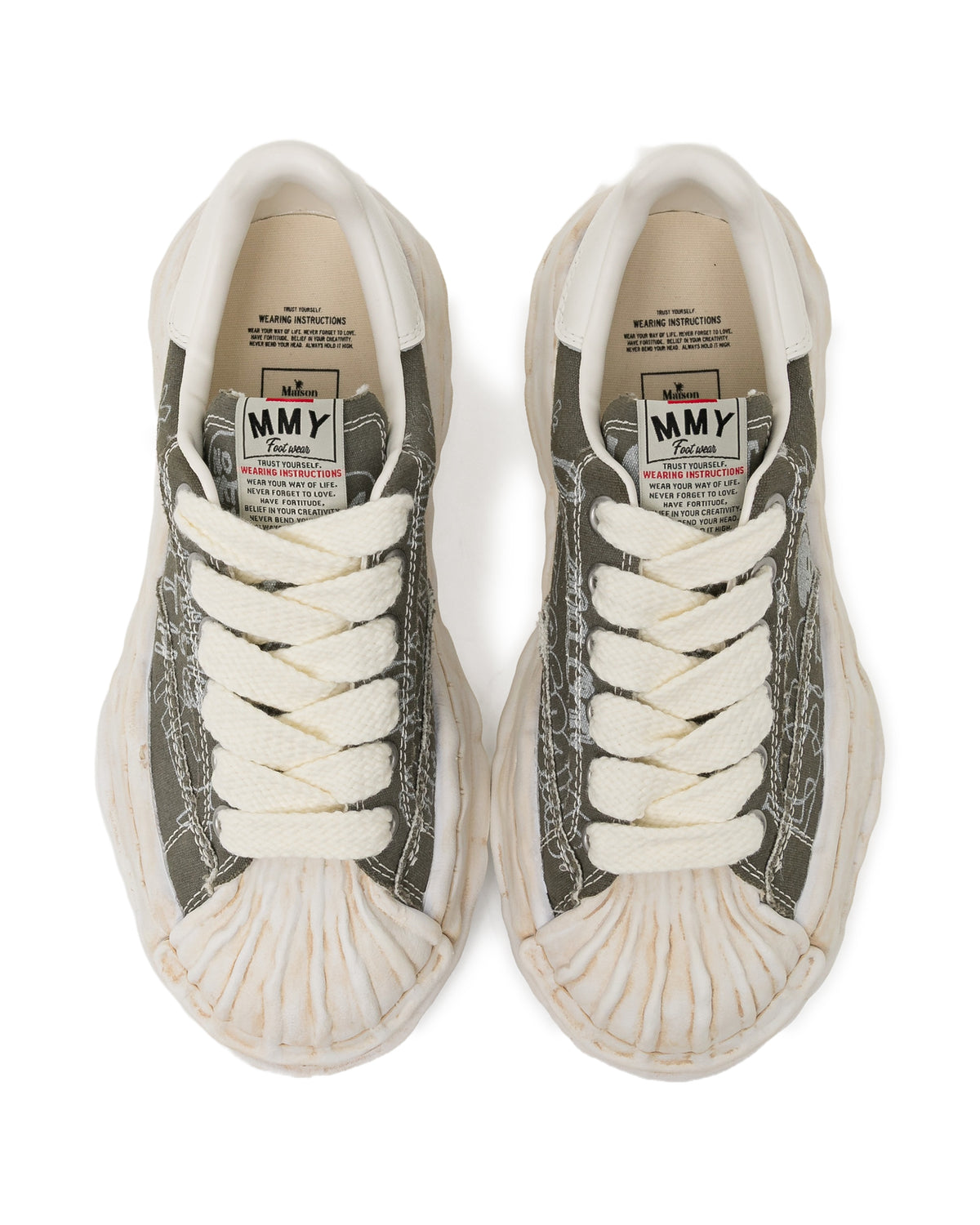 Blakey OG sole graffiti print sneakers