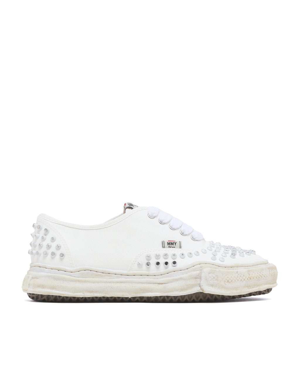 Baker original sole studded canvas low-top sneakers