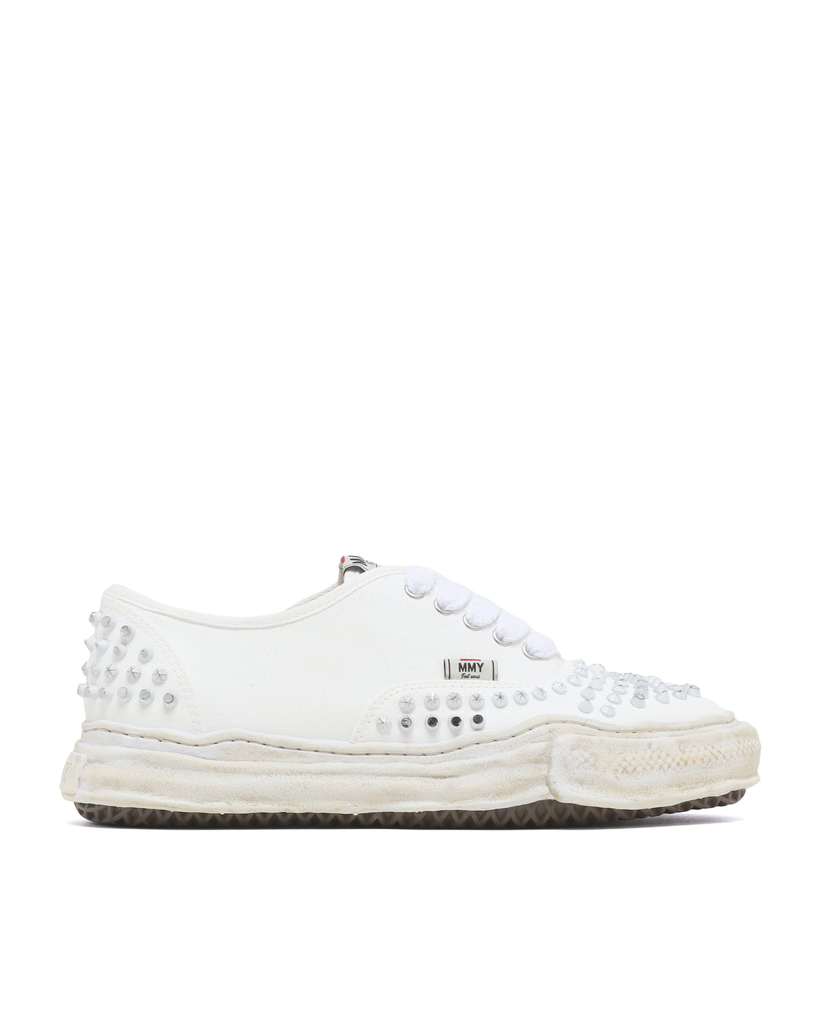 Baker original sole studded canvas low-top sneakers