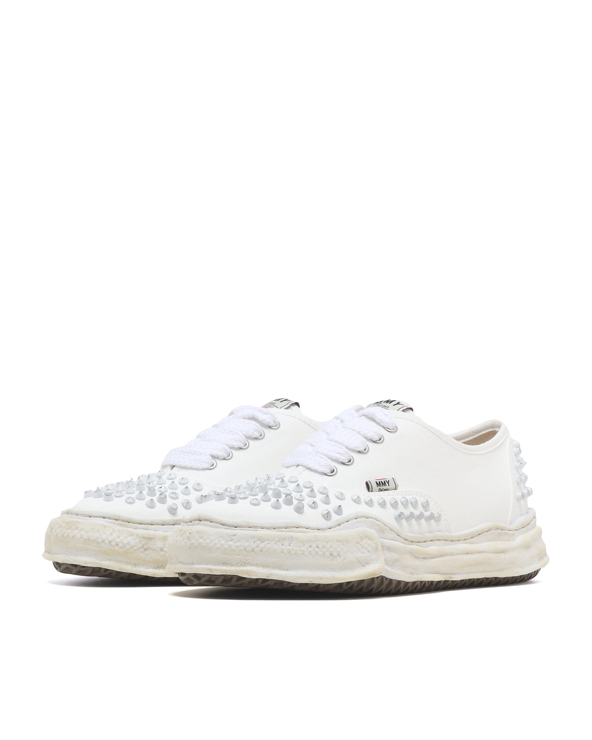 Baker original sole studded canvas low-top sneakers