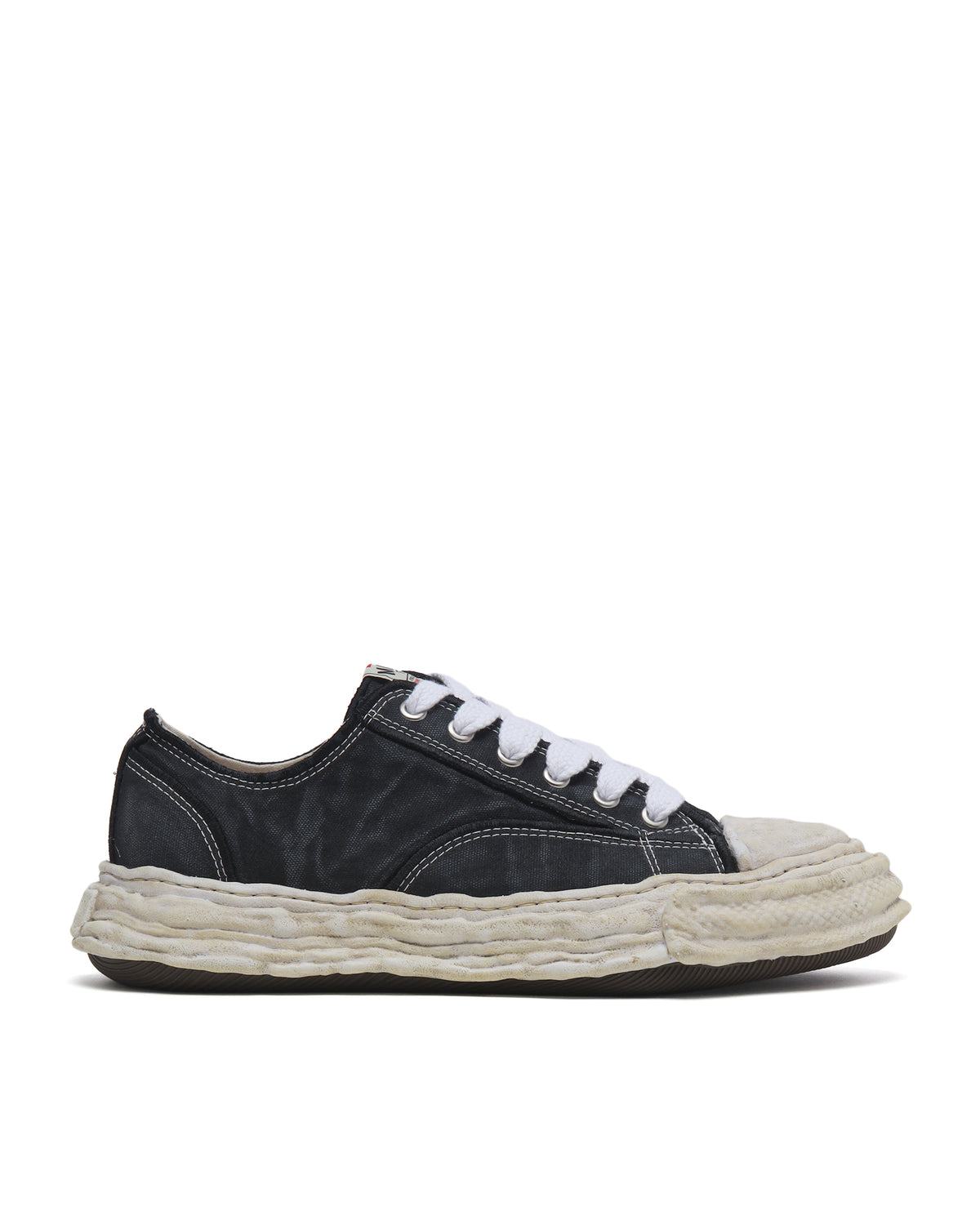 PETERSON23 OG Sole Vintage Effect Embroidered Canvas Low-top Sneaker