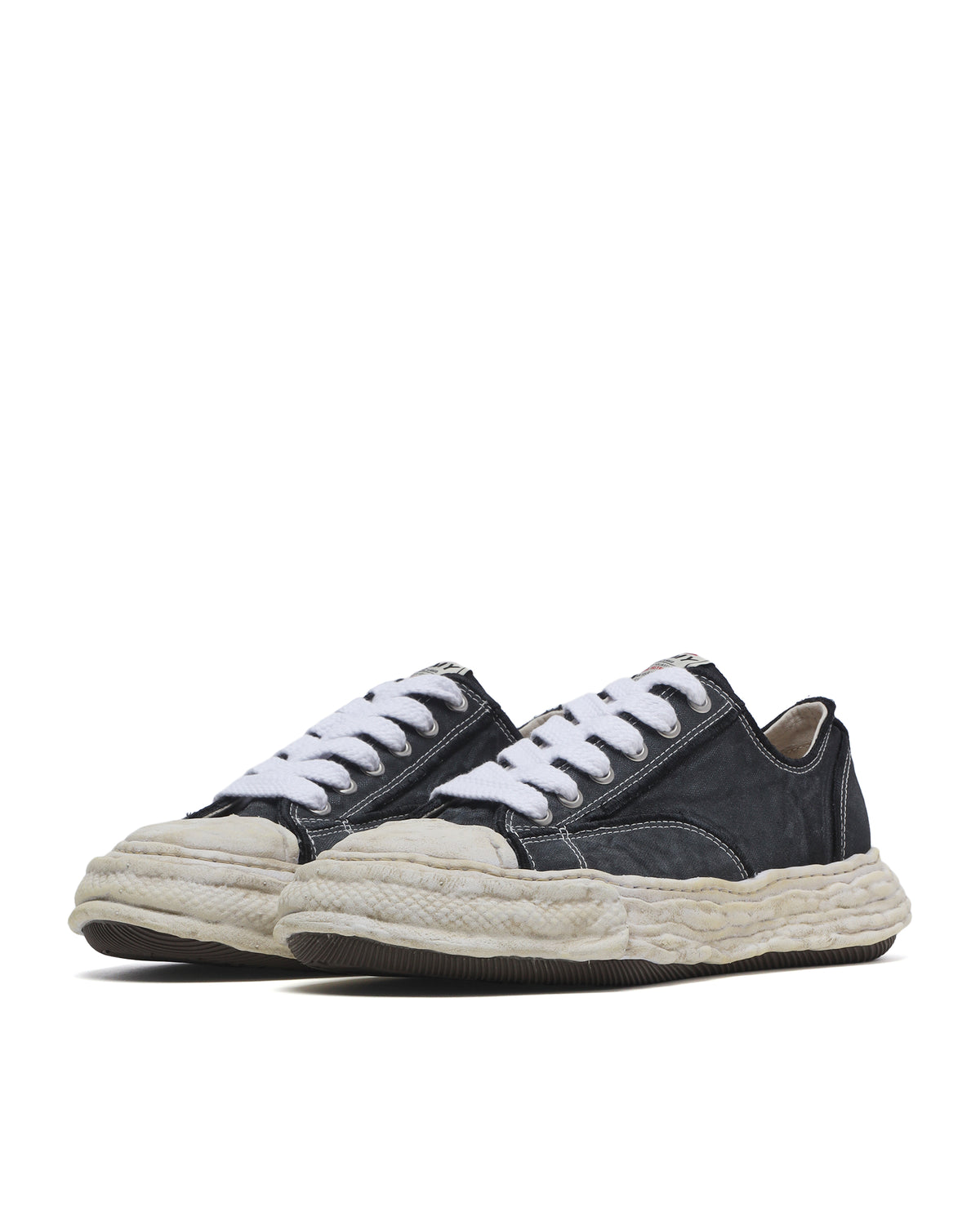 PETERSON23 OG Sole Vintage Effect Embroidered Canvas Low-top Sneaker