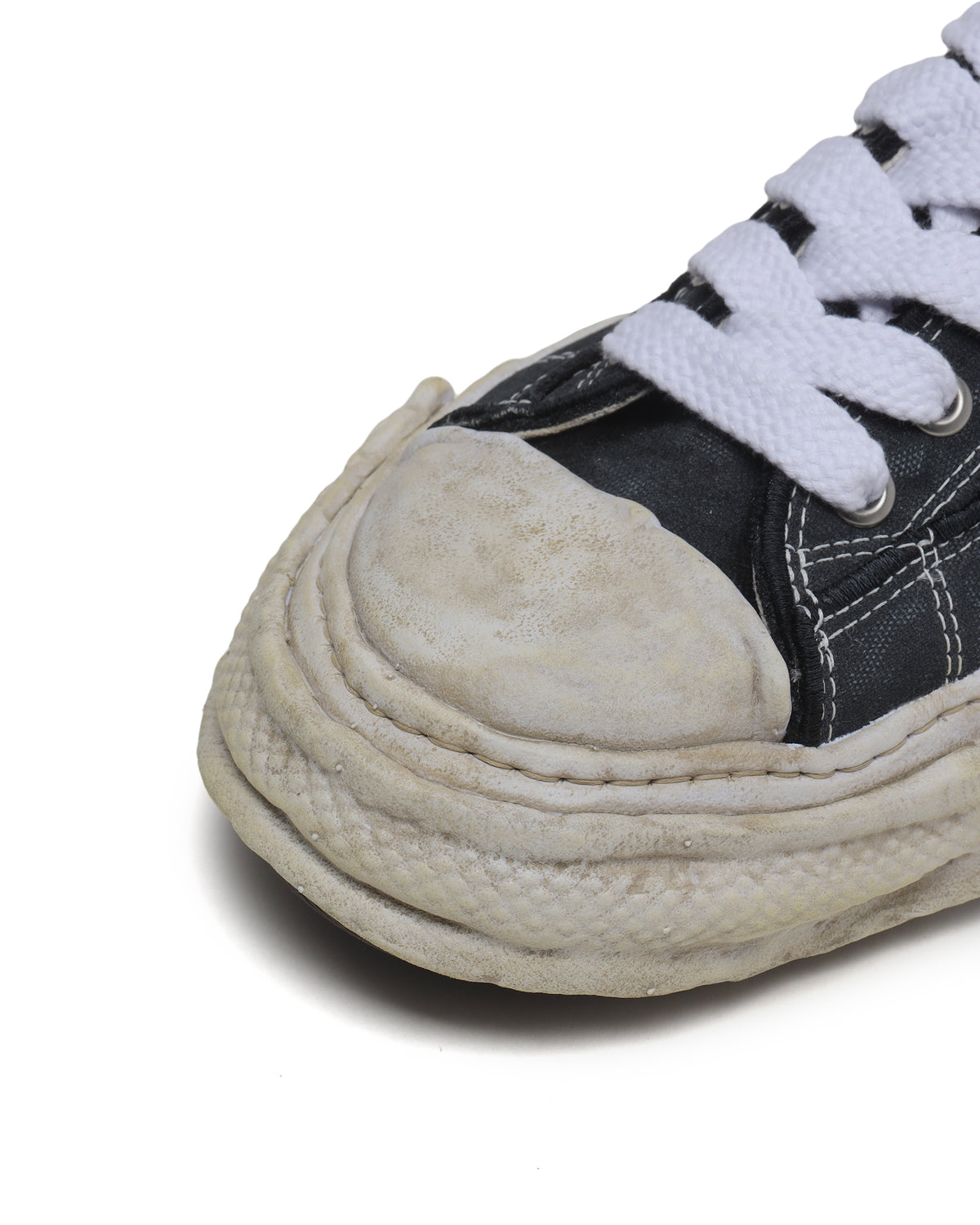 PETERSON23 OG Sole Vintage Effect Embroidered Canvas Low-top Sneaker