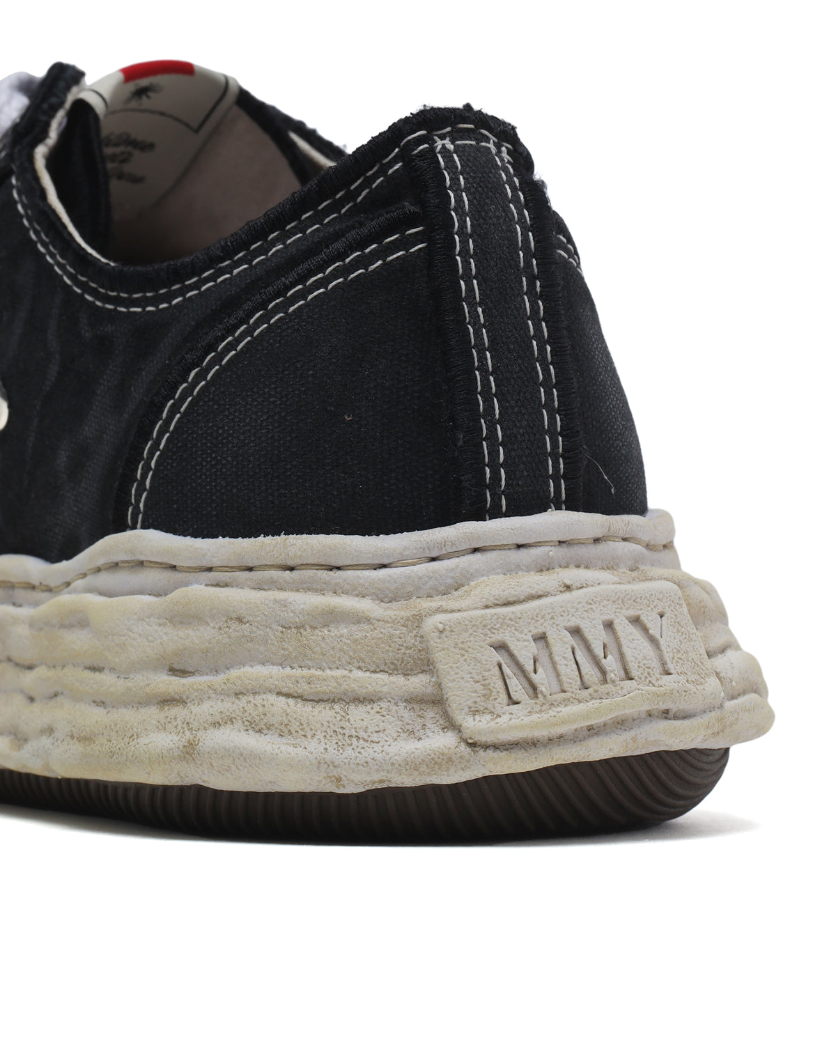 PETERSON23 OG Sole Vintage Effect Embroidered Canvas Low-top Sneaker