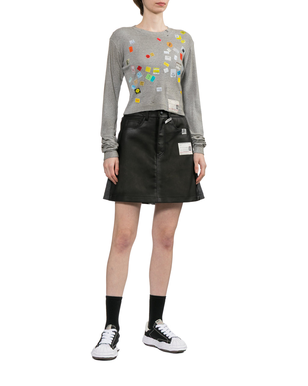 A-line mini skirt