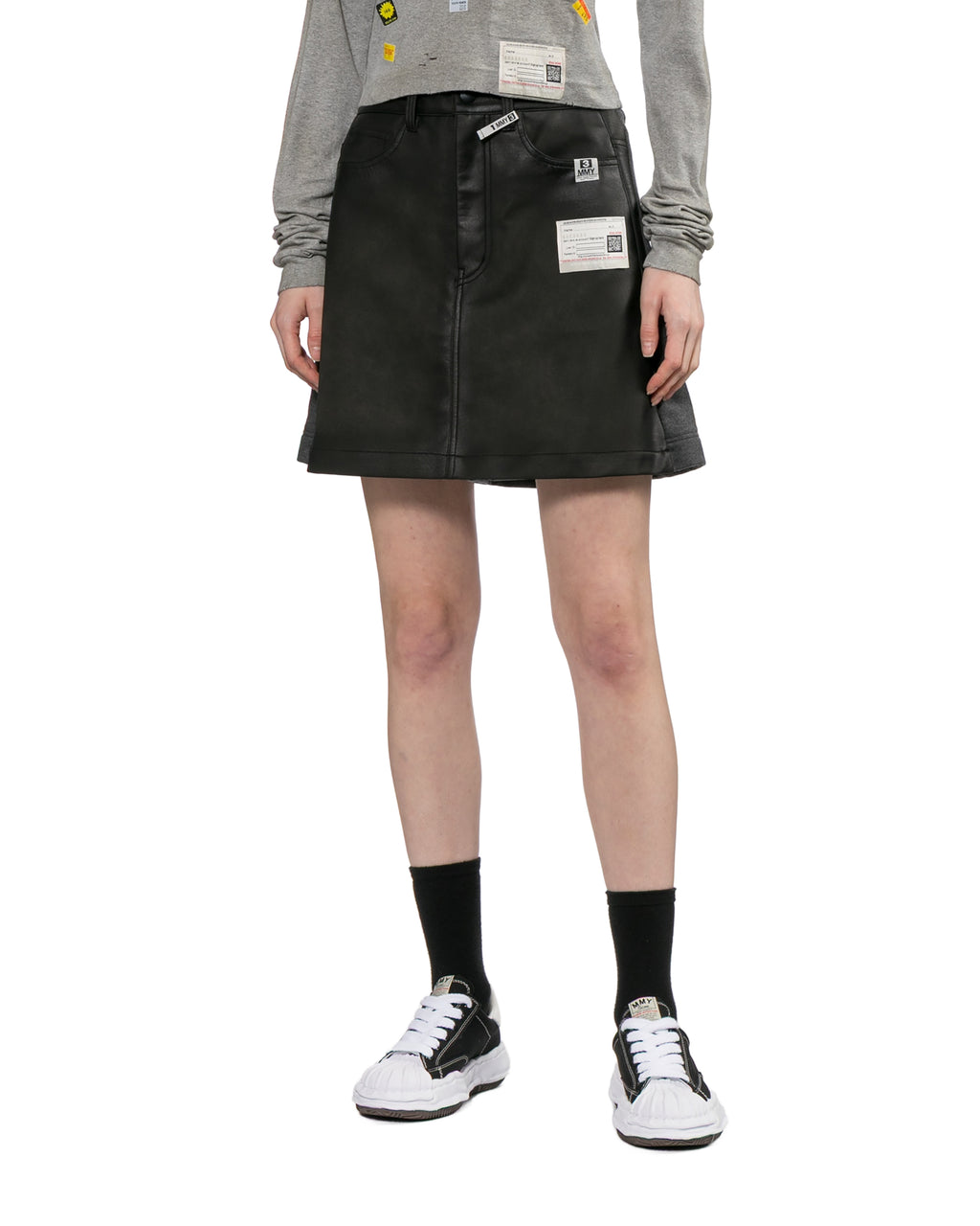 A-line mini skirt