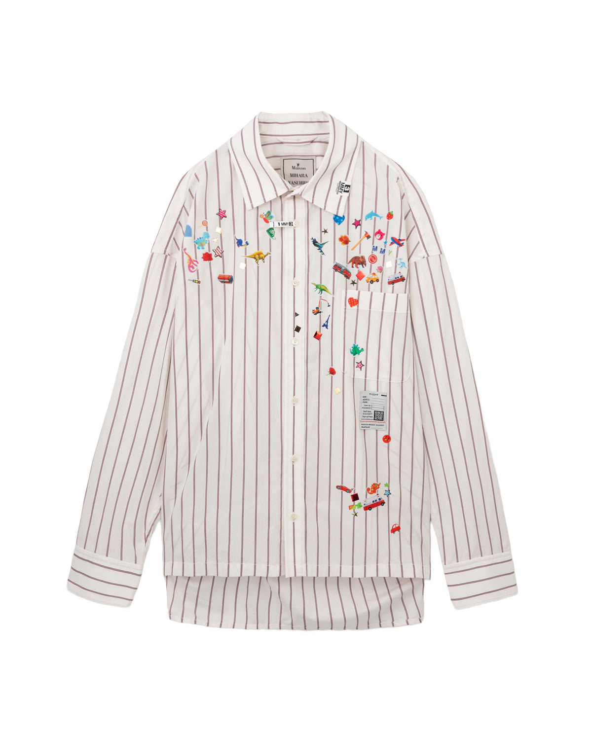 Sticker print shirt