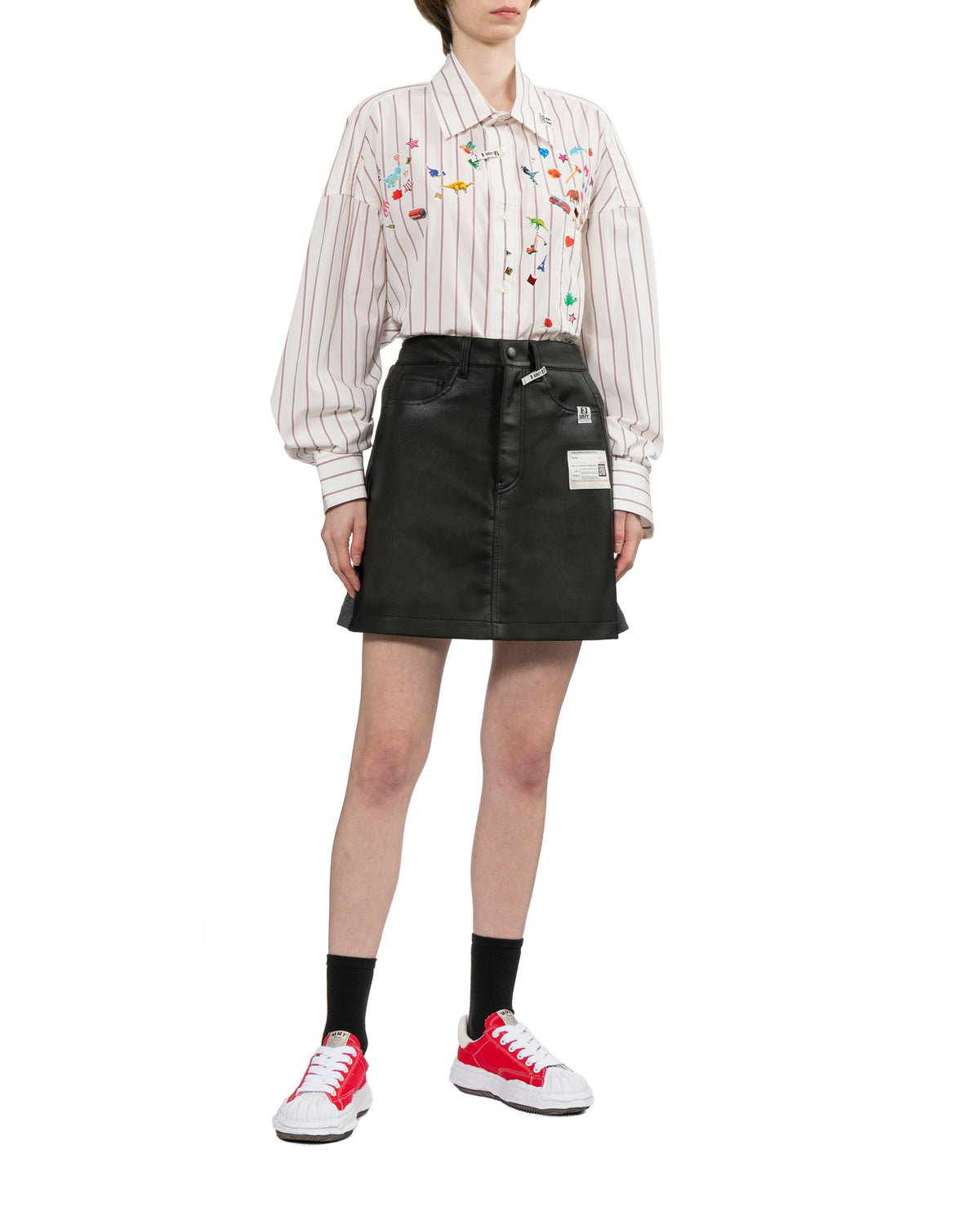 Sticker print shirt