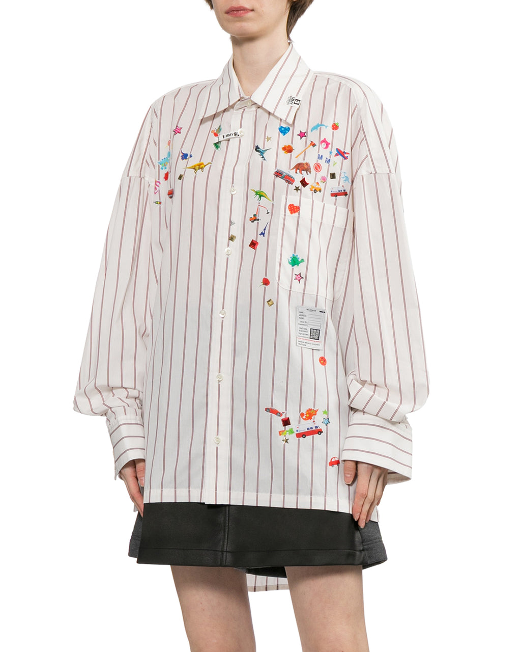 Sticker print shirt