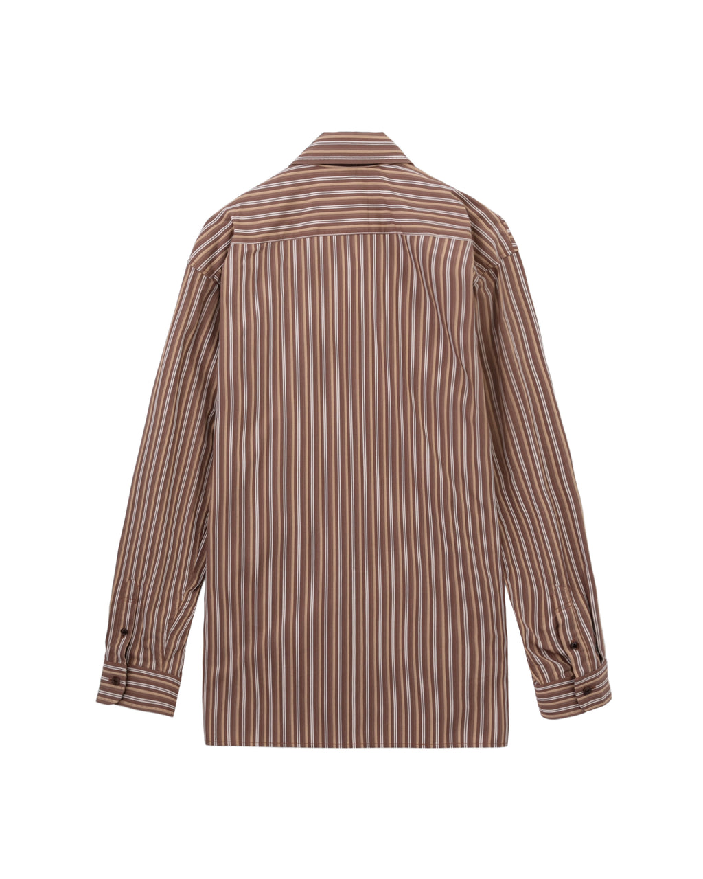 Attached tie long sleeve shirt