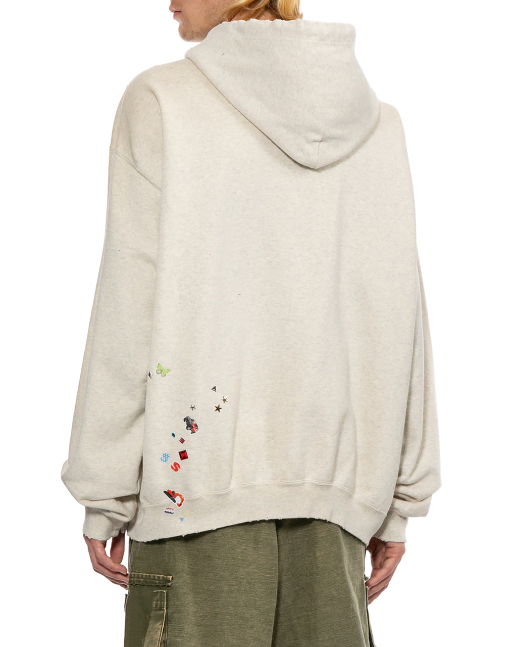 Sticker printed hoodie