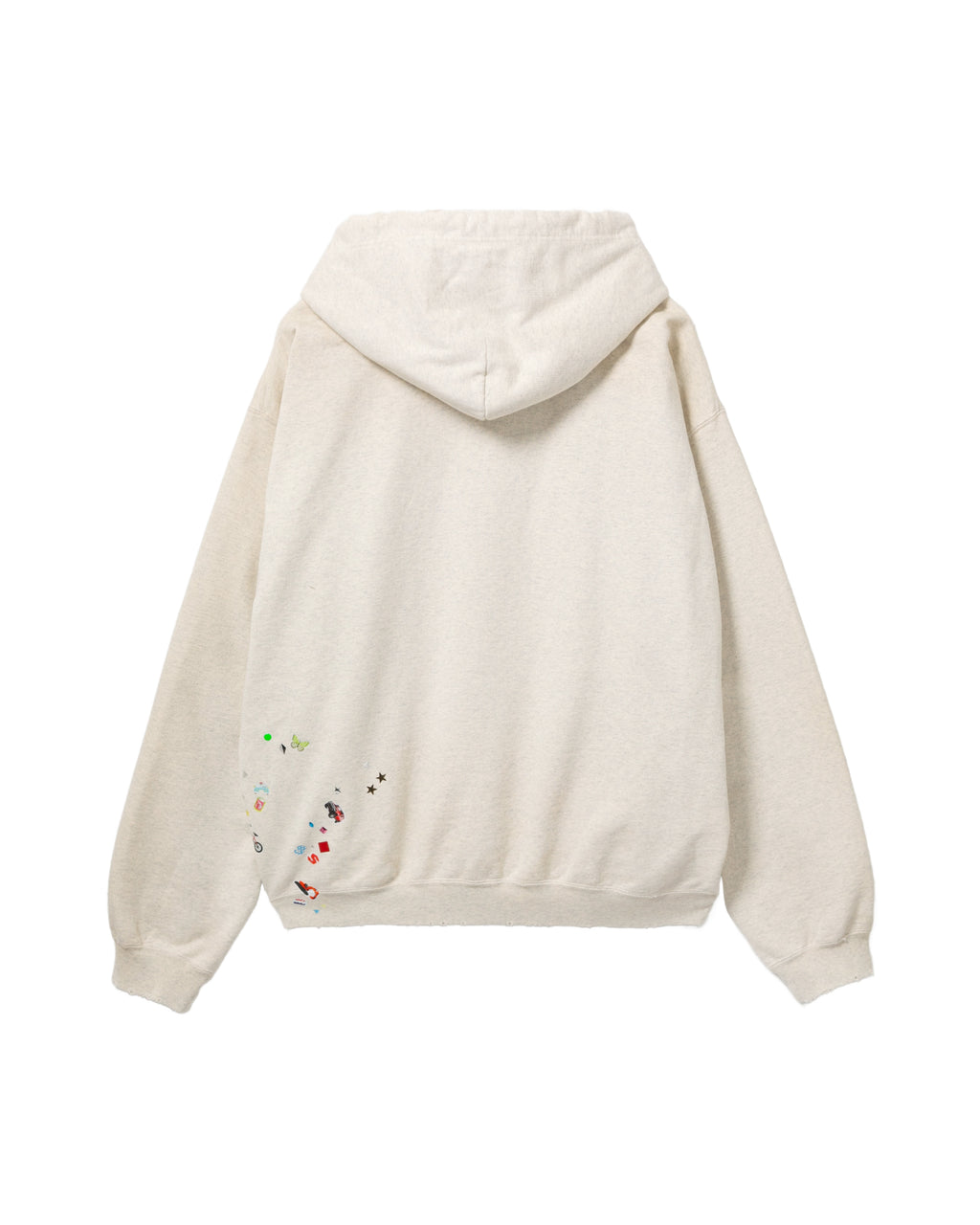 Sticker printed hoodie