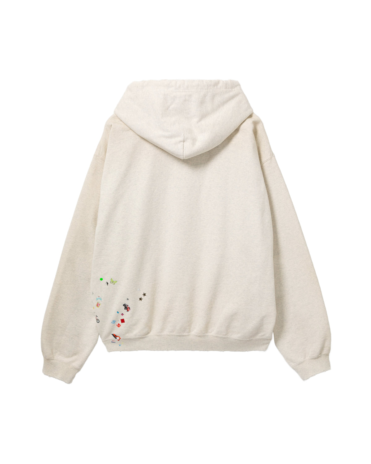 Sticker printed hoodie