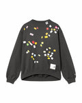 Price tag sticker printed sweatshirt