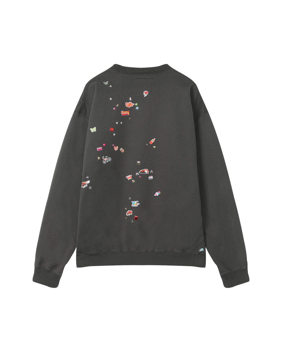 Kids sticker printed sweatshirt