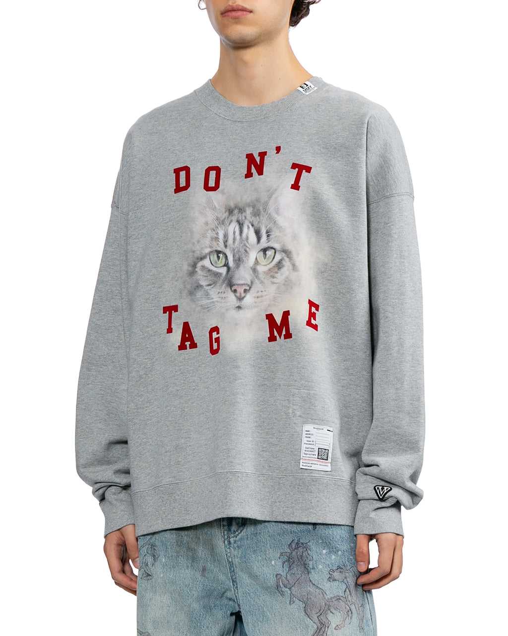 Cat printed sweatshirt